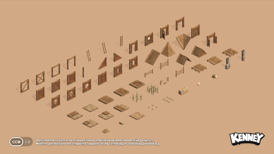Isometric Miniature Farm 预览图
