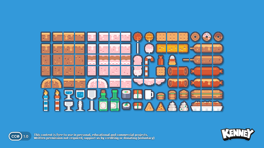 Pixel Platformer Food Expansion 预览图
