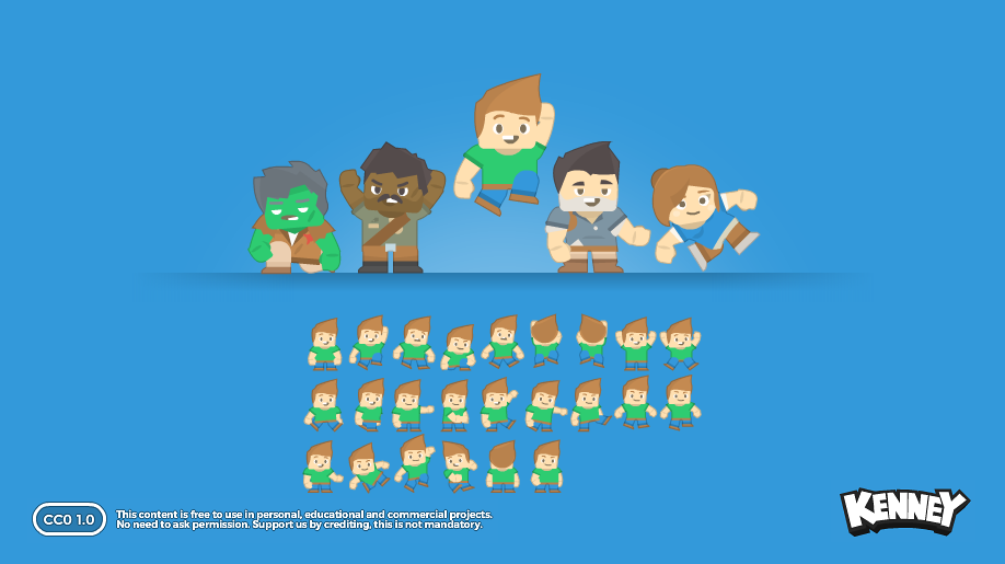 Platformer Characters 预览图