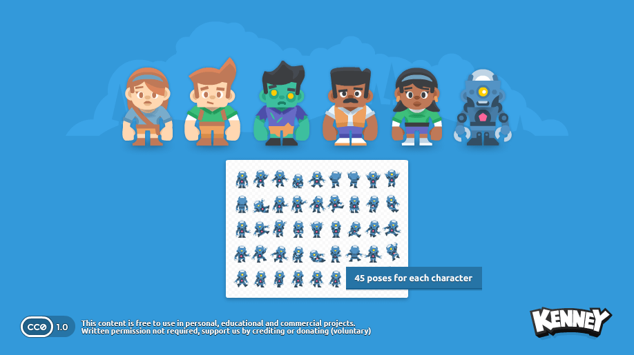 Toon Characters 预览图